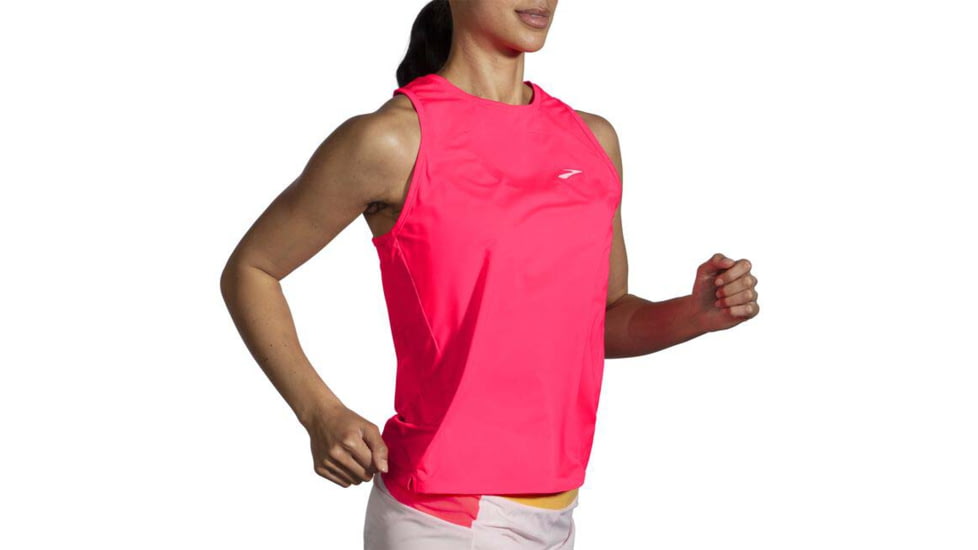 Brooks Sprint Free Tank 2.0 - Womens, Hyper Pink, XS, 221605620.020