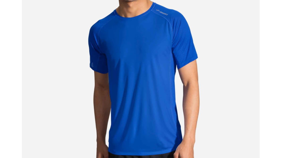 Brooks Stealth Men's Short Sleeve Running Shirt, Royal, Extra Large 211139-Royal-XL