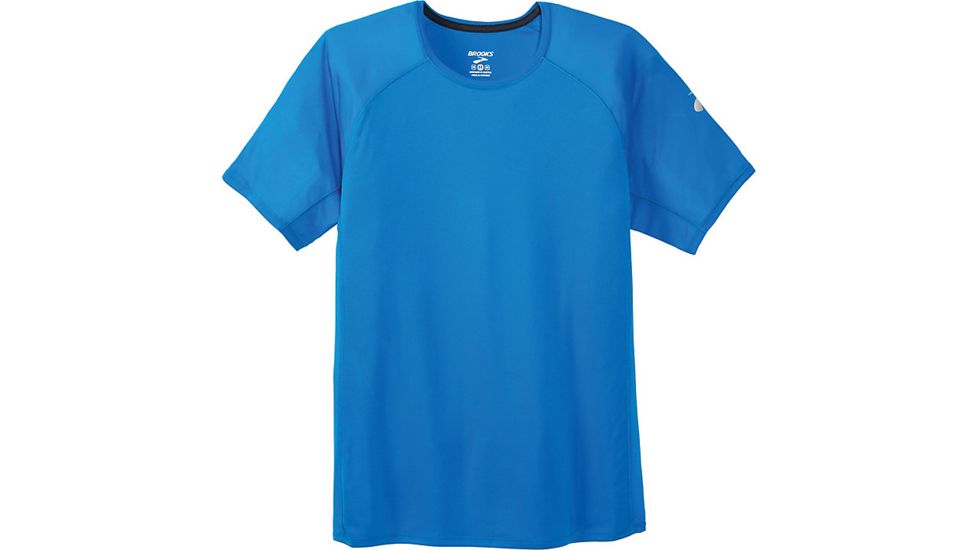 Brooks Stealth Short Sleeve - Mens, Azul, Medium, 211219422.030