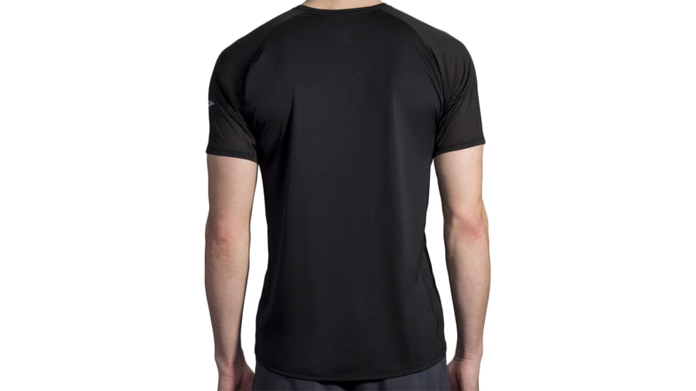 Brooks Stealth Short Sleeve - Mens, Black, Large, 211219001.035