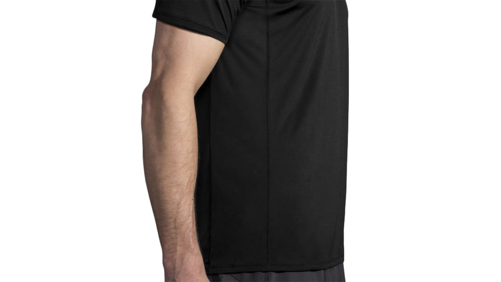 Brooks Stealth Short Sleeve - Mens, Black, Large, 211219001.035