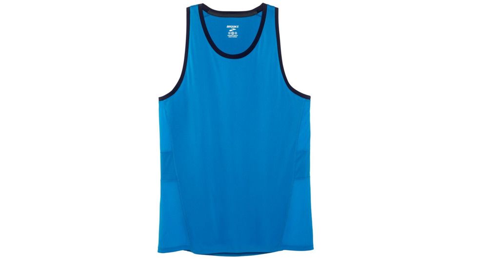 Brooks Stealth Singlet - Mens, Azul/Navy, Medium, 211220497.030