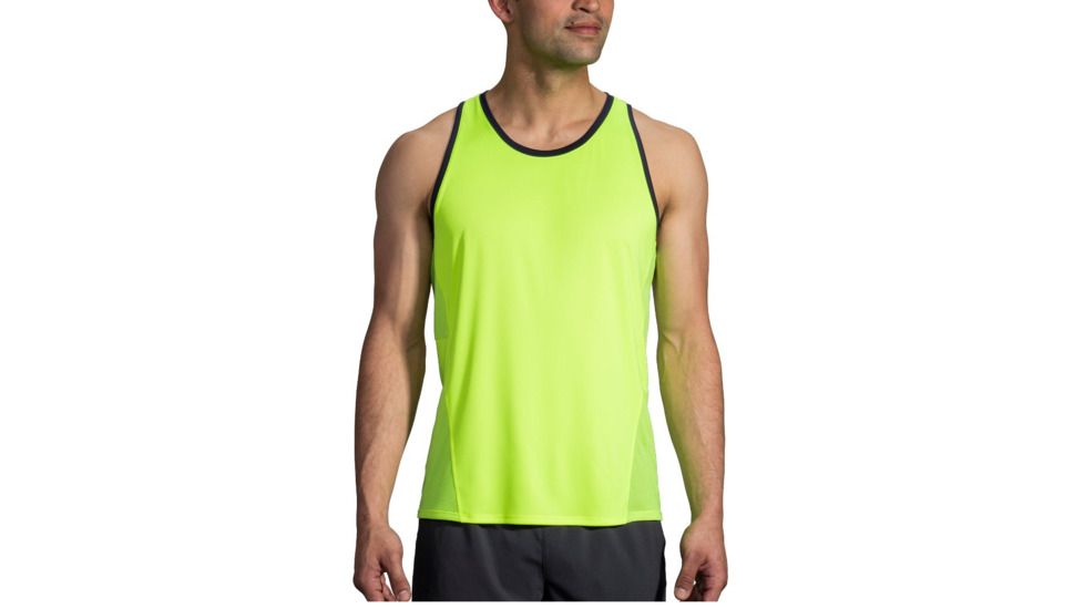 Brooks Stealth Singlet - Mens, Nightlife/Navy, Large, 211220411.035