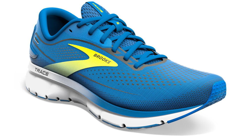 Brooks Trace 2 Running Shoes - Mens, Blue/Nightlife/White, 7.0, 1103881D482.070