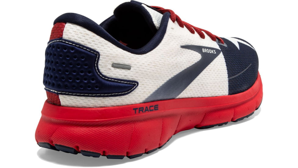 Brooks Trace 2 Running Shoes - Mens, Red/White/Navy, 12.0, 1103881D689.120