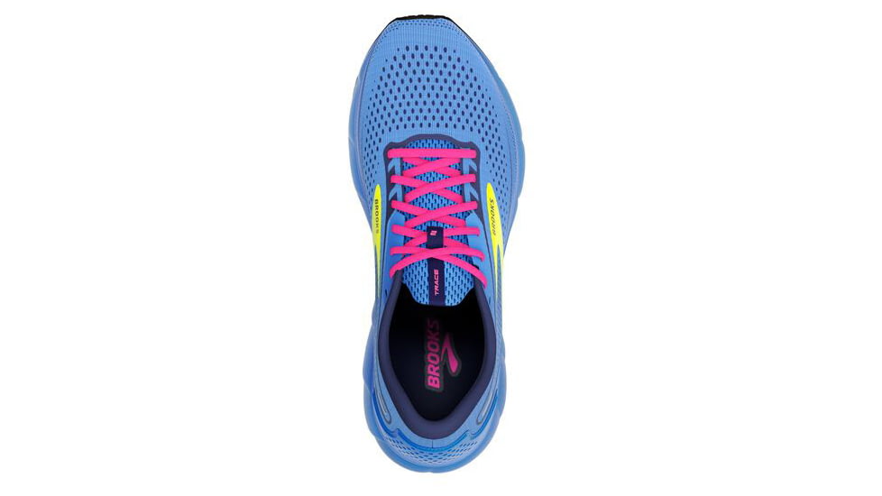 Brooks Trace 2 Running Shoes - Womens, Medium, Blue/Pink/Nightlife, 11.5, 1203751B449.115