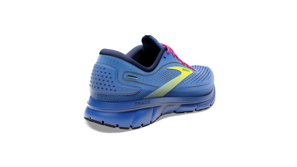 Brooks Trace 2 Running Shoes - Womens, Medium, Blue/Pink/Nightlife, 11.5, 1203751B449.115