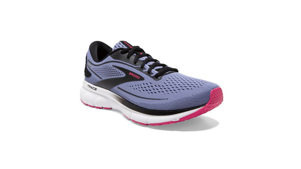 Brooks Trace 2 Running Shoes - Womens, Medium, Purple Impression/Black/Pink, 5.0, 1203751B533.050