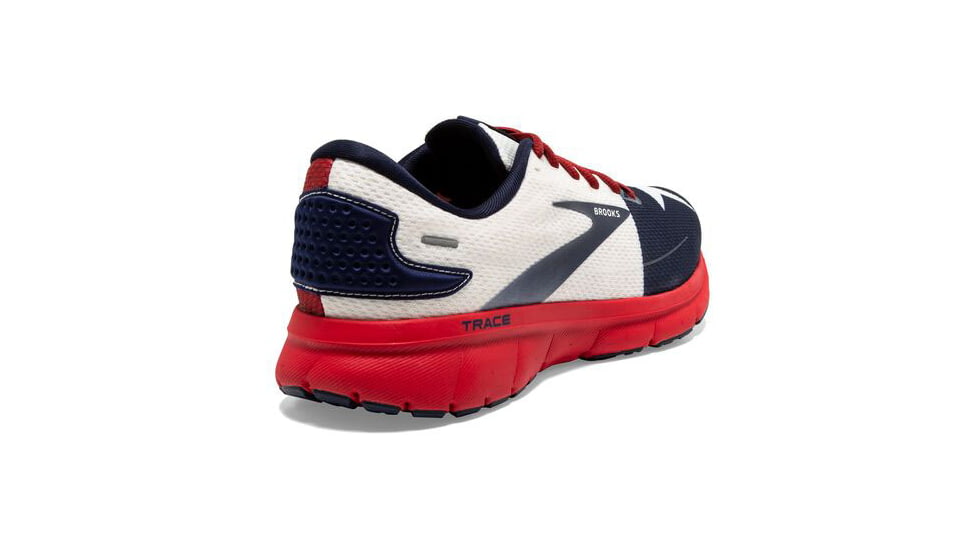 Brooks Trace 2 Running Shoes - Womens, Medium, Red/White/Navy, 10.5, 1203751B689.105