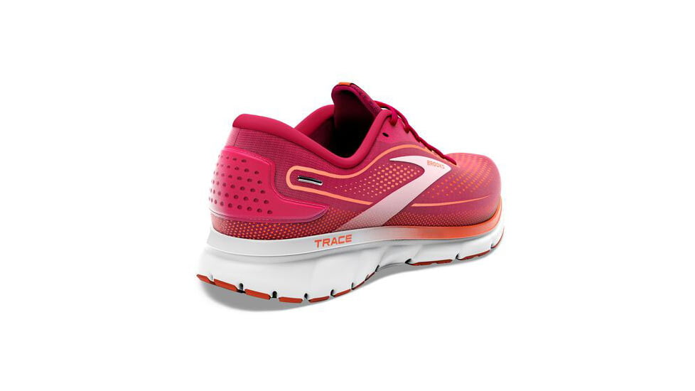 Brooks Trace 2 Running Shoes - Womens, Medium, Sangria/Red/Pink, 12.0, 1203751B630.120