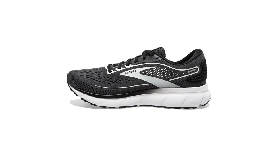 Brooks Trace 2 Running Shoes - Womens, Wide, Ebony/Black/White, 5.5, 1203751D016.055