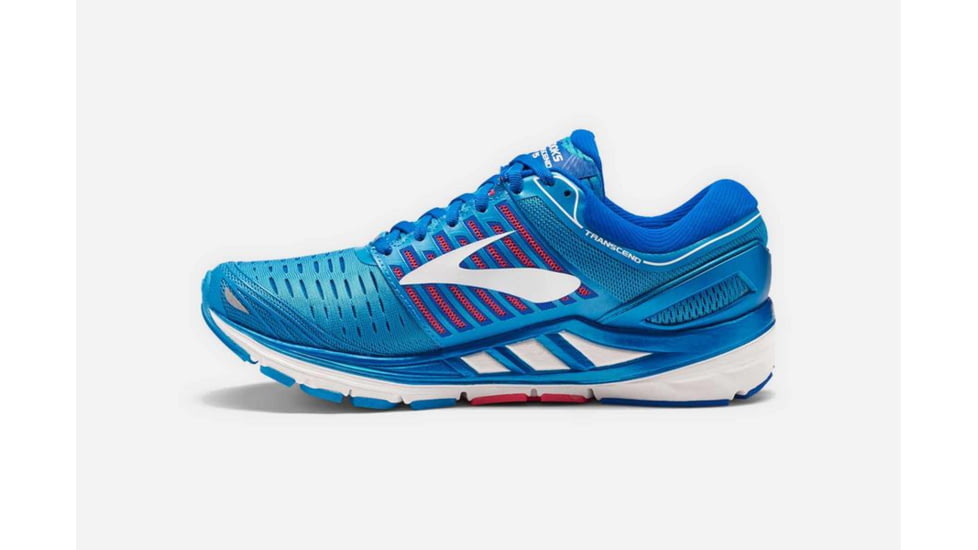 Brooks Transcend 5 Womens Road Running Shoes, Blue/Pink/White, 5 US, Medium, 1202631B474.050