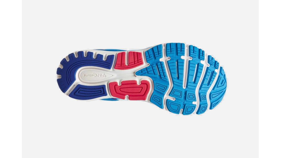 Brooks Transcend 5 Womens Road Running Shoes, Blue/Pink/White, 5 US, Medium, 1202631B474.050