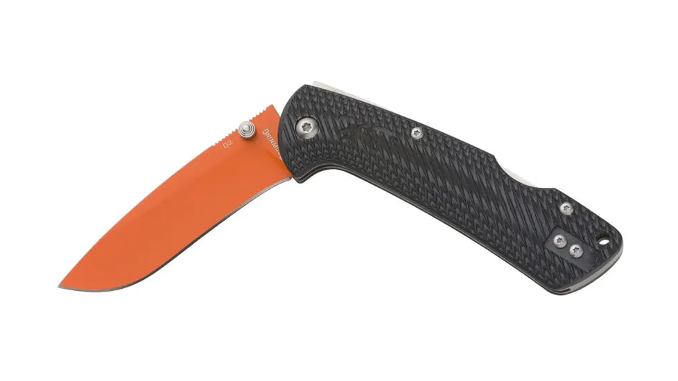 Browning Back Country Folding Knife - Box, 3in, D2 High Carbon Steel, Drop Point, G10 Handle, N, 3220524B