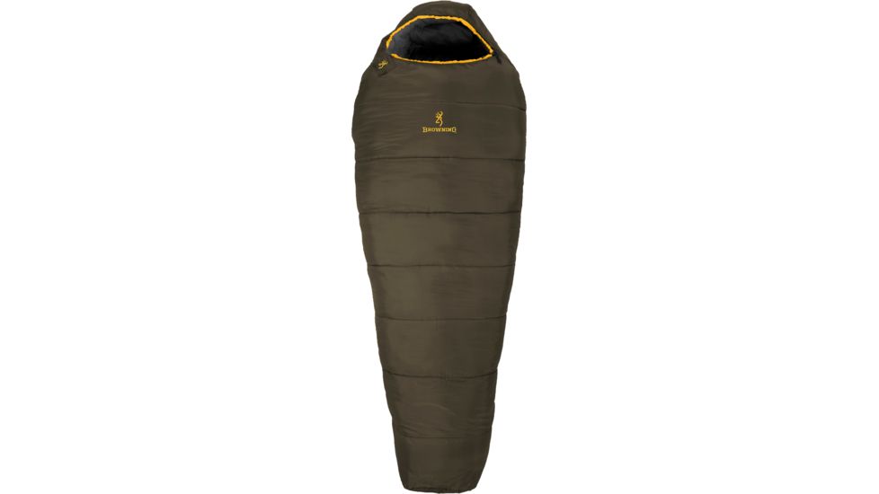 Browning Basecamp 0 Degree Sleeping Bag, Coal, 32in x 80in, 4851921