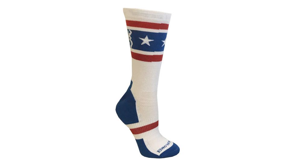 Browning Bg Unisex America Red White &amp; Blue Socks Large Calf Height