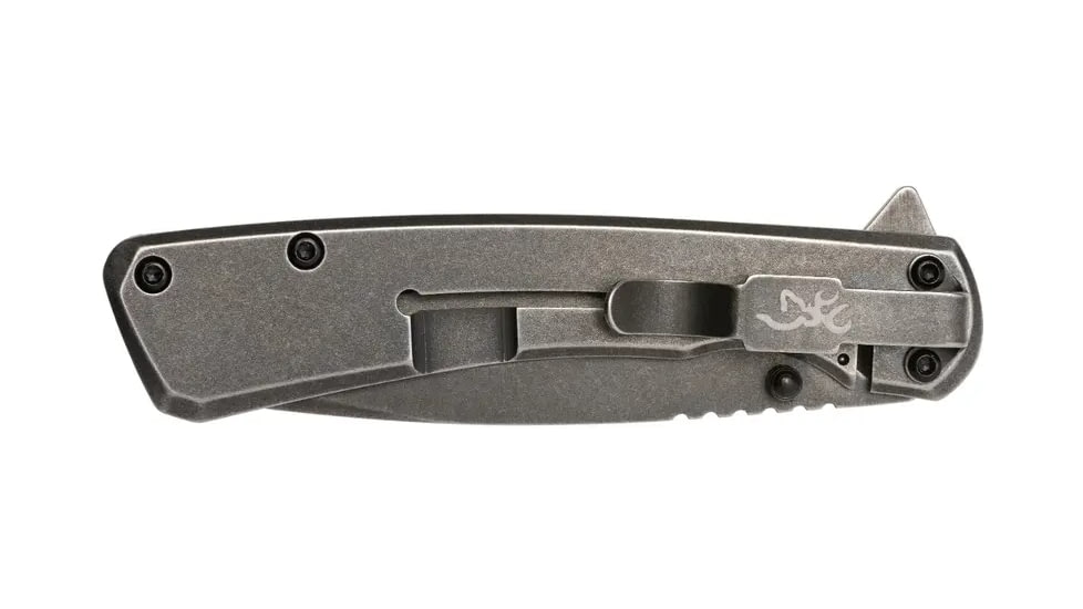 Browning Branded Rock Field Assisted Opening Folding Knife, 3in, 7Cr17Mov, Tanto, G10 Handle, N, 3220507