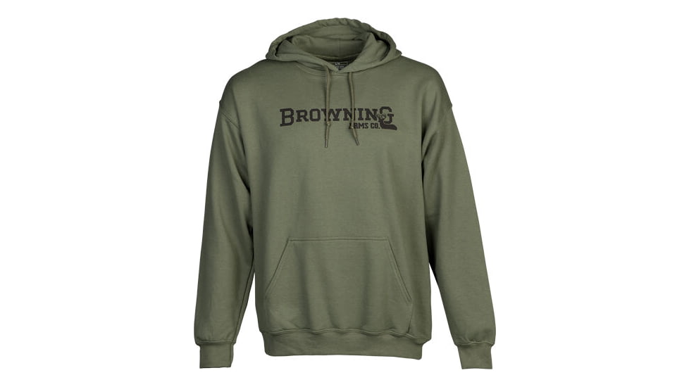 Browning Buckmark Hoodie - Men's, Dark Green, 2XL, 5030016405