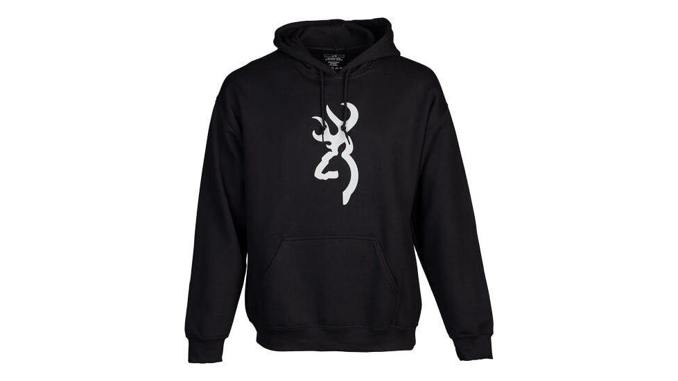 Browning Buckmark Hoodie - Men's, Black, Medium, 5030019902