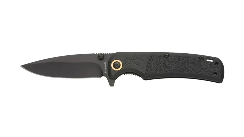 Browning Buckmark Slim Folding Knives - Box, 3.125in, D2 High Carbon Steel, Drop Point, Laminate Handle, N, 3220505B