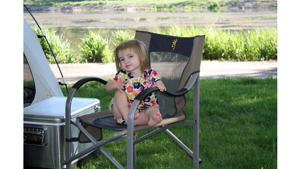 Browning Camping Camping Camp Chair, Khaki/Coal, 8511114