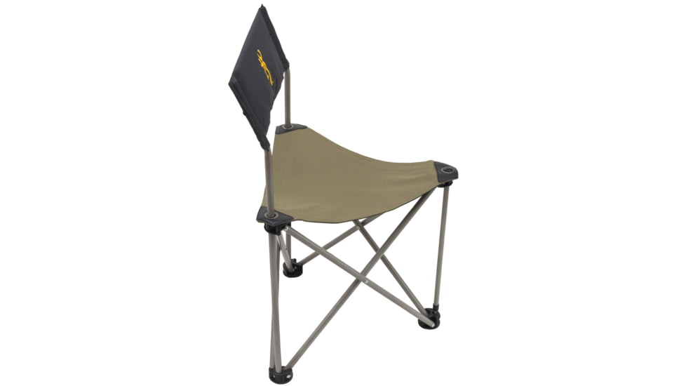 Browning Camping Dakota Lightweight Tri-leg Chair, Khaki/Coal, 8510001