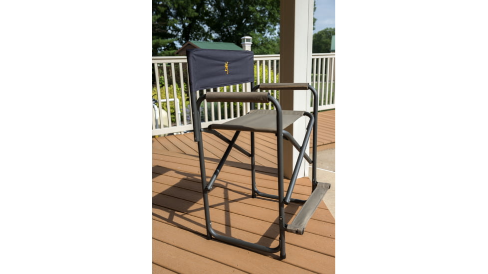 Browning Camping Directors XT Extra Folding Chair, Khaki/Coal, 8532121