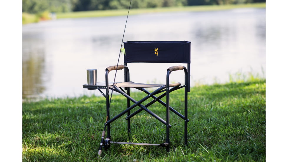 Browning Camping Directors XT Plus Folding Chair, Khaki/Coal, 8532921