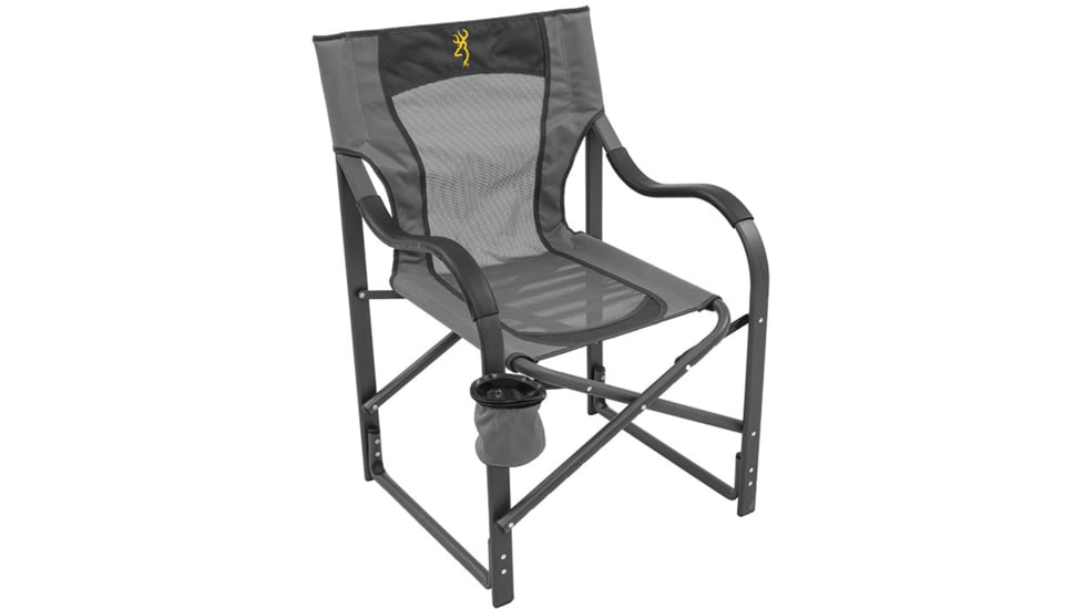 Browning Camping Mesh Camp Chair, Charcoal/Gray, 8511058