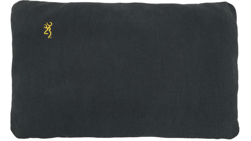 Browning Camping Pillow w/Fleece, Charcoal, 7999118