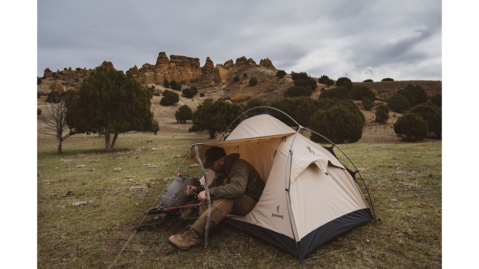 Browning Camping Talon 1-Person Tent, Tan, 5192015
