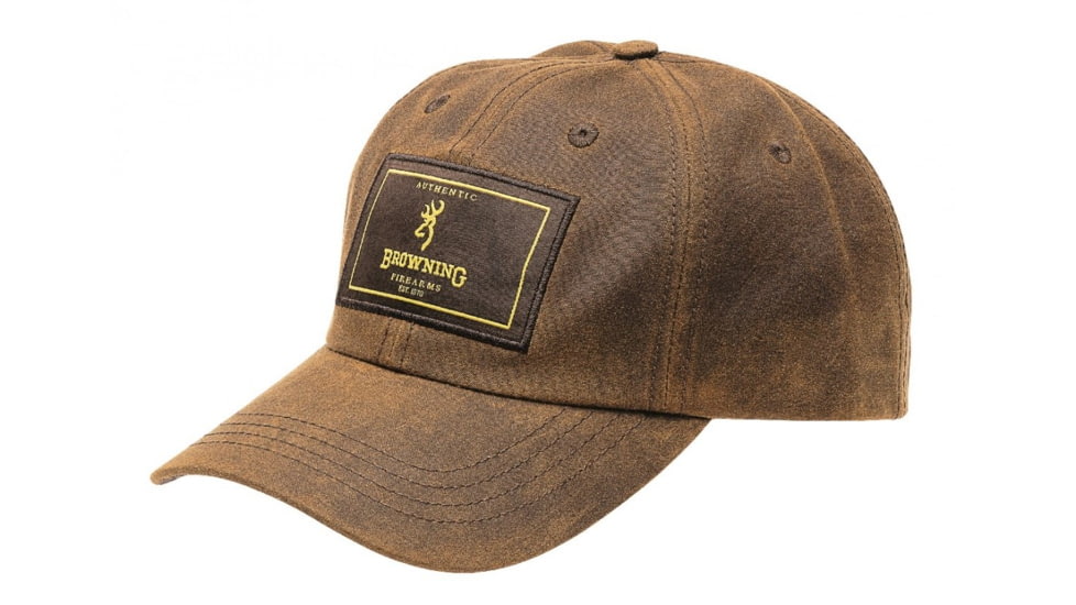 Browning Men's Cap Antiquity Wax Rec Patch, Brown Wax, 308060981