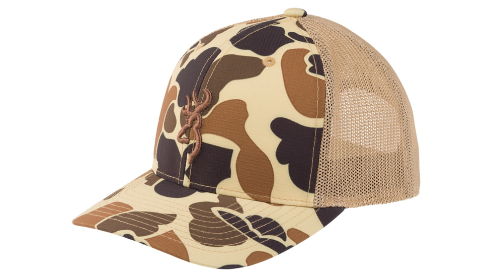 Browning Cupped Up Mesh Cap - Mens, Vintage Tan, One Size, 308311121