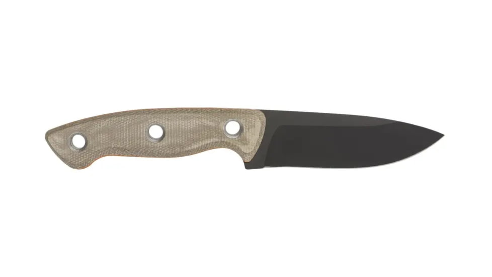 Browning Desolation Fixed Blade Knife, 3.75in, 440-C, Drop Point, Composite Handle, Black, 3220508B