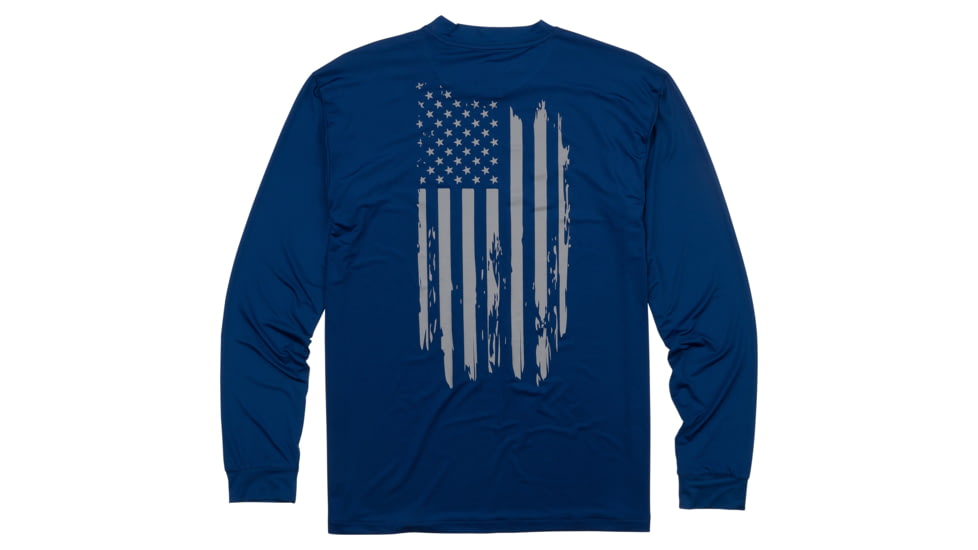 Browning Graphic Long Sleeve Sun Shirt - Mens, Navy, 3XL, 3011789506