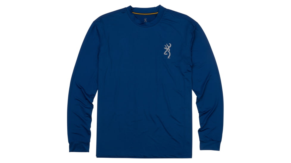 Browning Graphic Long Sleeve Sun Shirt - Mens, Navy, 3XL, 3011789506