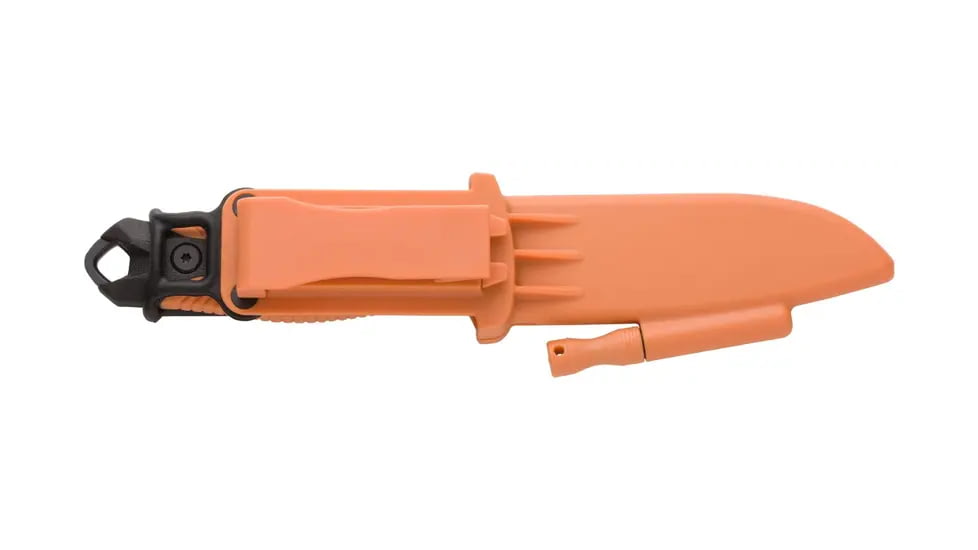 Browning Ignite 2 Fixed Blade Knife, 4in, 7Cr17Mov, Drop Point, Orange Injection Molded, Orange, 3220334