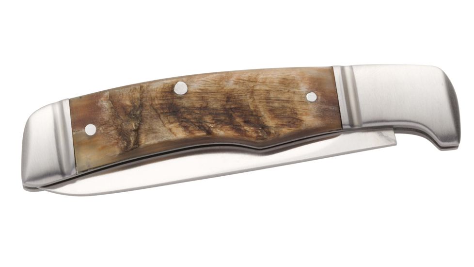 Browning Joint Venture Sheep Horn Folding Knife, Boxed, 3220011B