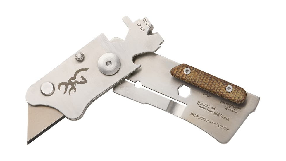 Browning Mini Range Tool, 1in, Utility Blade, Stainless, 3220480