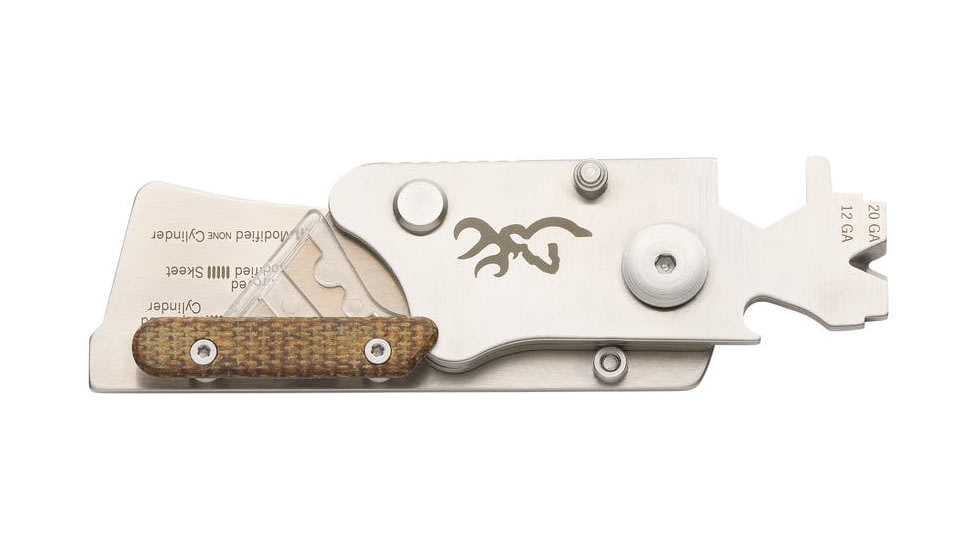 Browning Mini Range Tool, 1in, Utility Blade, Stainless, 3220480
