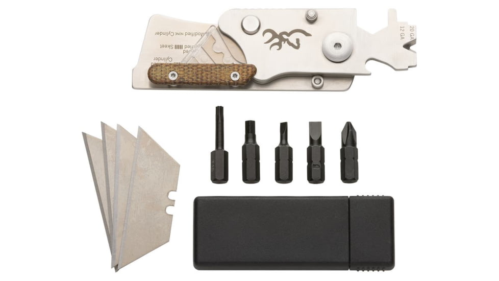 Browning Mini Range Tool, 1in, Utility Blade, Stainless, 3220480