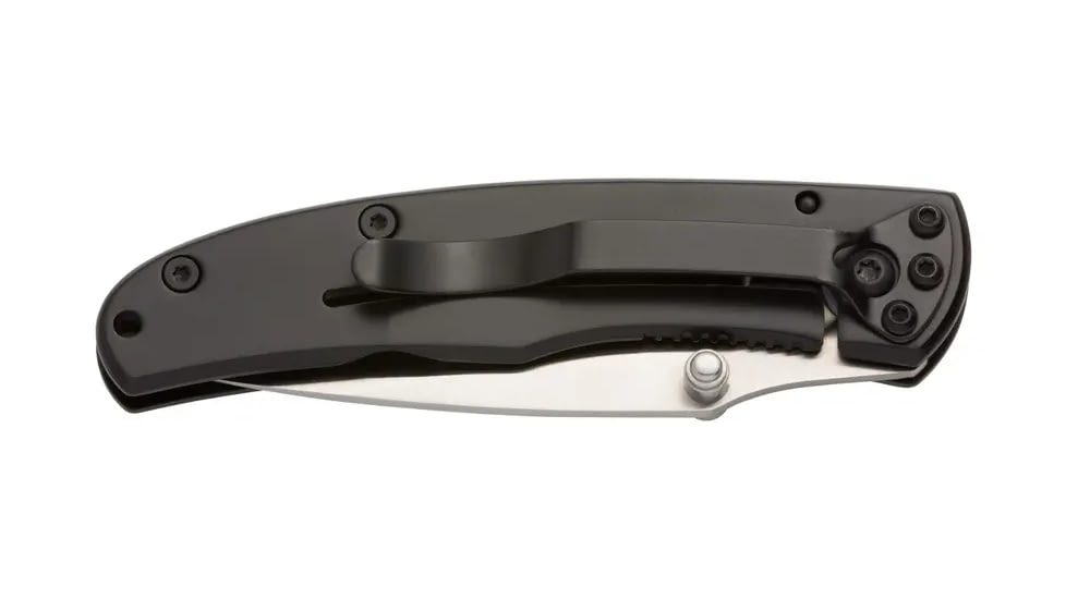 Browning Mountain Ti 2 Medium Folding Knife, 2.75in, 7Cr17Mov, Drop Point, Machined 420JI Stainless Steel Handle, N, 3220321