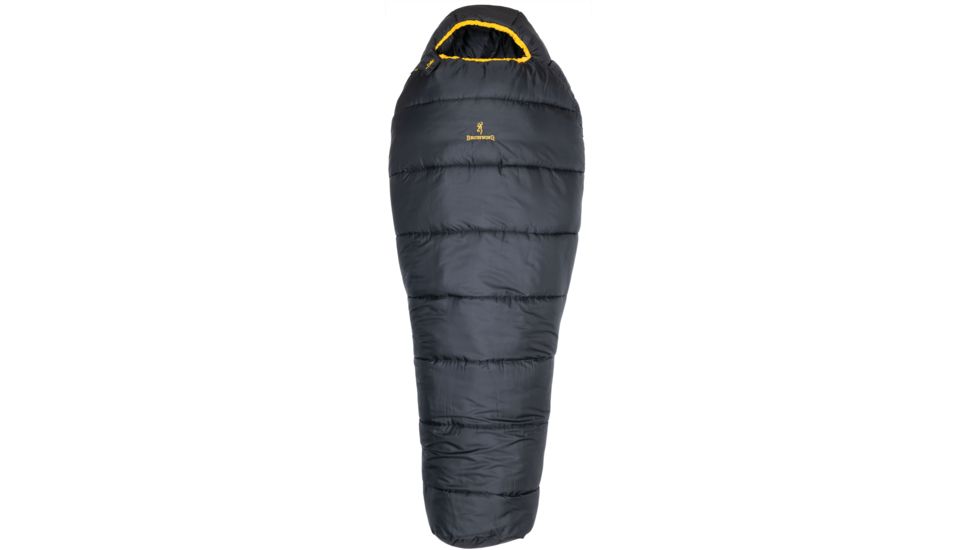 Browning Panter Sleeping Bag, 0 degrees, 32 in x 80 in, Dark Blue 4851817
