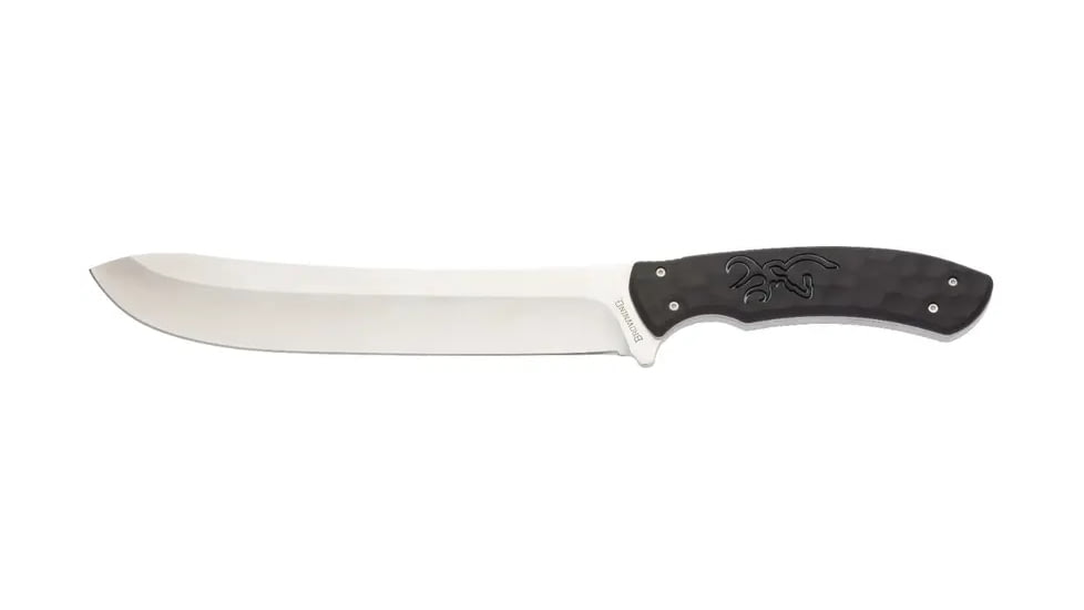 Browning Primal Fish/Game Butcher Kitchen Knife Kit, 7.5/6/5in, 8Cr13MoV, Polymer/Rubber Handle, Black, 3220446