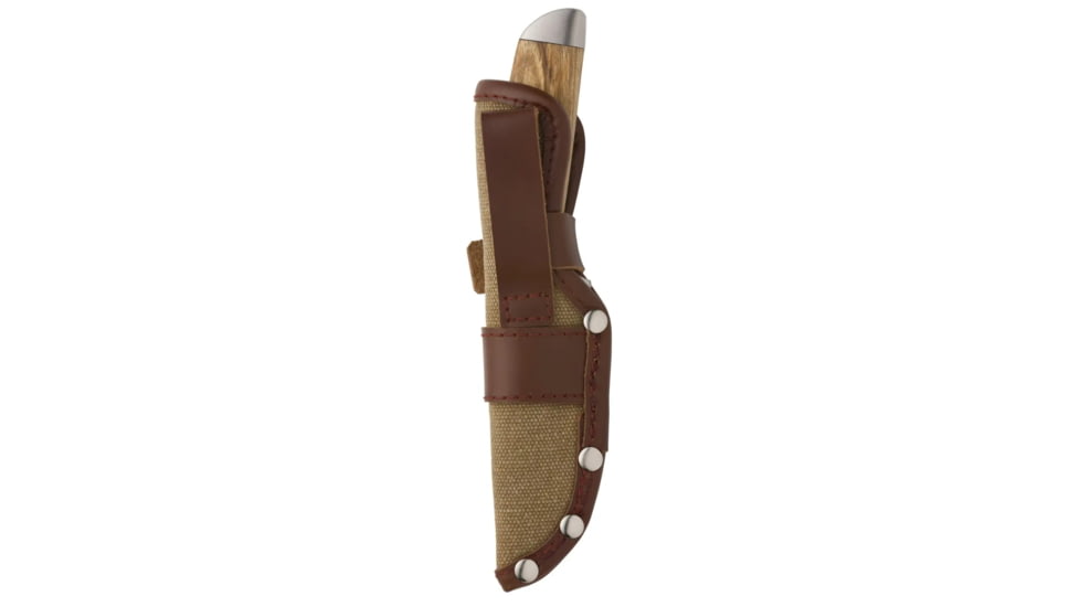 Browning Sage Creek Fixed Blade Knife - Box, 3in, 9Cr14MoV, Drop Point, Wood Handle, Canvas, 3220535B