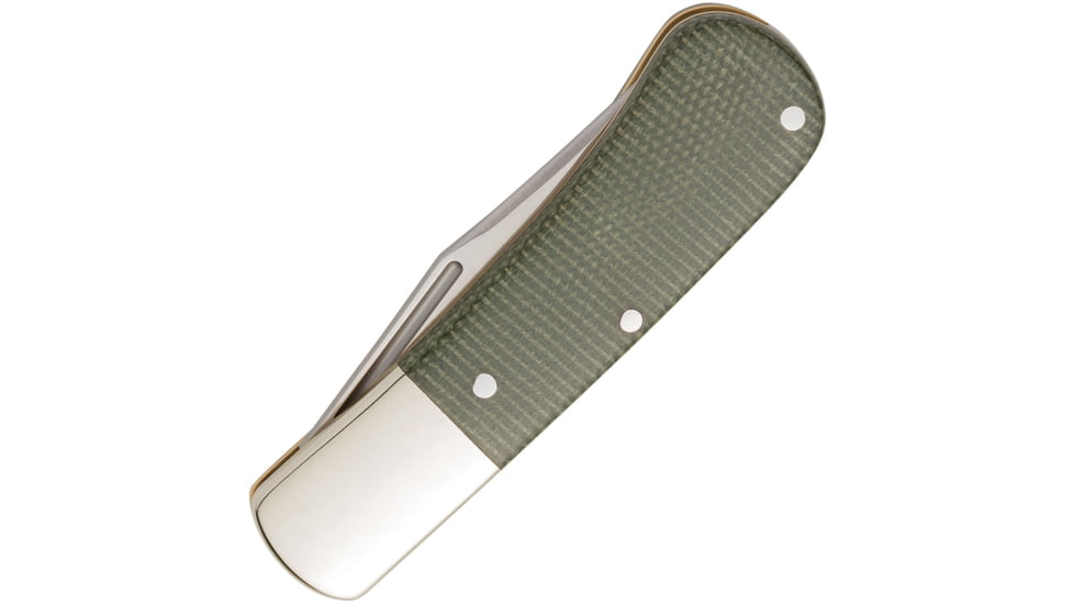 Browning Steambank Folding Knife - Box, 2.5in, Swedish Sandvik 12C27, Clip Point, Resin Laminated Canvas Handle, N, 3220475B