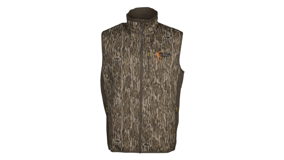 Browning Wicked Wing Field Pro Vest - Mens, Large, Mossy Oak Bottomland, 3050421903