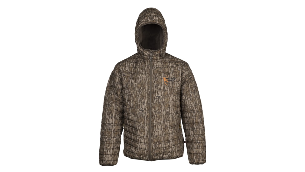 Browning Wicked Wing Hybrid Down Jacket - Mens, Medium, Mossy Oak Bottomland, 3040191902