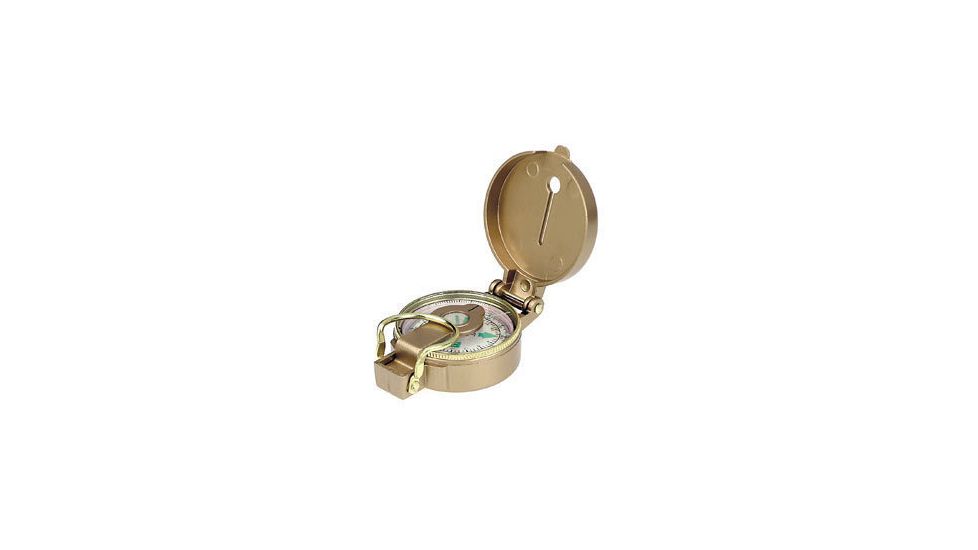 Brunton Lensatic Brass Painted Metal Luminescent Compasses 9076