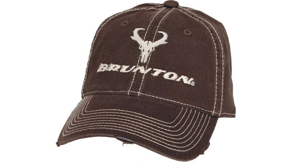 Brunton Joel Cap, Brown Easy Twill Cap w/ Contrast Stitching F-STITCHD